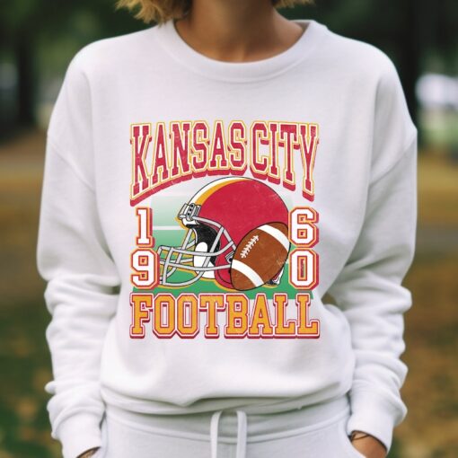 Kansas Football Sweatshirt, Gift For Football Fan, Sunday Football, Retro Kansas Football Sweatshirt