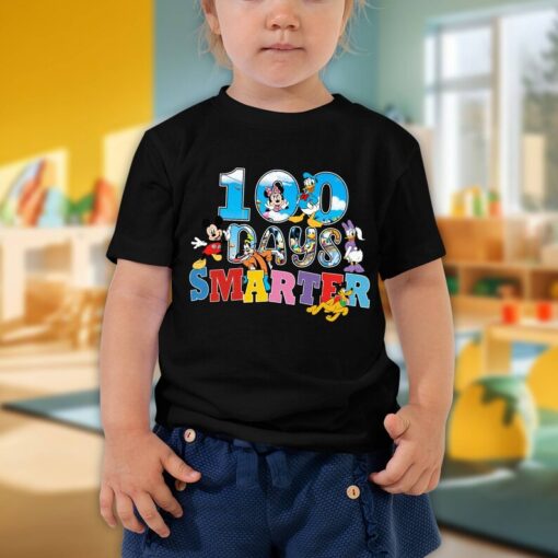 100 Days of School Smarter Mickey and Friends, Mickey Mouse 100th Day of School Shirt, Disneyland 100 Days Smarter