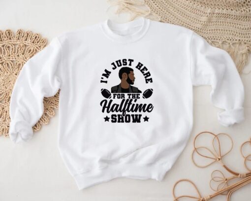 I'm Just Here For The Halftime Show Sweatshirt, Football Sweatshirt, Superbowl 2024 Crewneck, Usher halftime Show