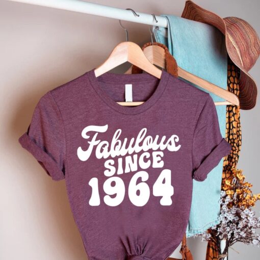 60th Birthday Tshirt,Fabulous Since 1964 Shirt,Sixty Birthday Shirt,Born In 1964 Shirt,60th Birthday Gifts