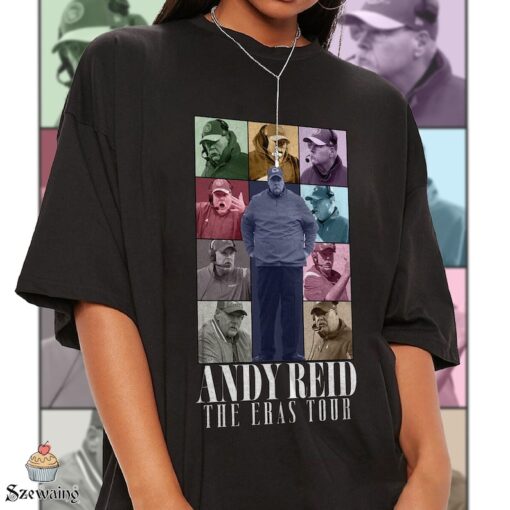 Andy Reid The Eras Tour Shirt, Kansas City Football Shirt, Football Coach, 90s Graphic Tee, Unisex Football Tee