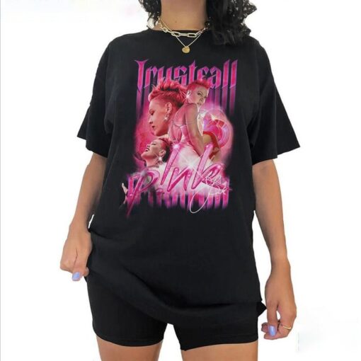 P!nk Pink Summer Carnival 2024 Shirt, Trustfall Album Graphic Tee, Pink Singer Concert 2024, Gift for Fans