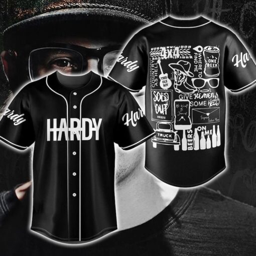 Personalized Hardyy Baseball Jersey, Hardyy Concert Jersey Shirt, Hardyy Jersey Shirt, Hardyy 2024 Shirt