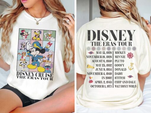 Vintage Disney Cruise The Eras Tour Shirt, In My Disney Era Shirt, Disney Family Cruise Shirt