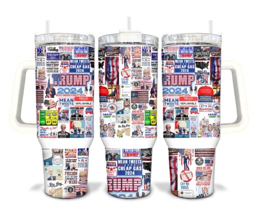 Trump Sublimated 40oz Quencher Tumbler