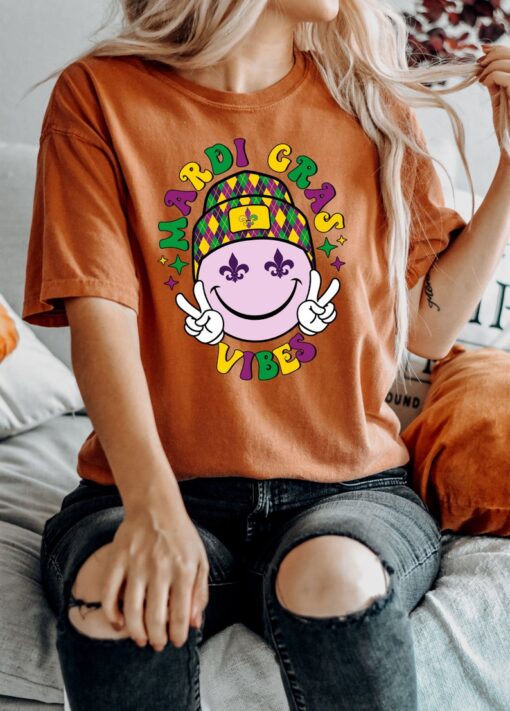 Mardi Gras Vibes Shirt, Happy Mardi Gras Shirt ,Mardi Gras Vibes Sweatshirt , Mardi Gras Shirt, Mardi Gras Gift