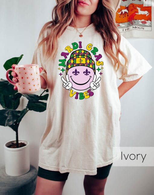 Mardi Gras Vibes Shirt, Happy Mardi Gras Shirt ,Mardi Gras Vibes Sweatshirt , Mardi Gras Shirt, Mardi Gras Gift