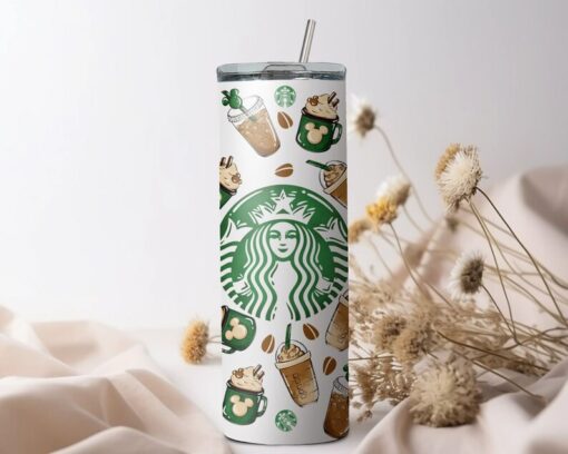 Mickey Coffee Star 20 oz Skinny Tumbler