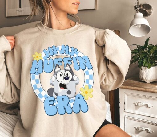 Bluey In My Muffin Era Shirt | Muffin Heeler Time Out Tour Shirt, Muffin Heeler Shirt, Muffin Madness