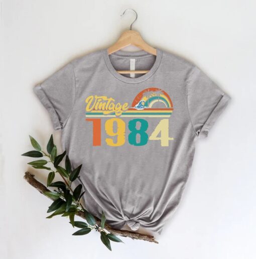 40th Birthday Gift Women, Retro 40th Birthday Shirt, 40th Birthday T-Shirt, Vintage 1984 Shirt, 40 Years Birthday Shirt