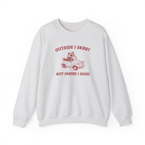 Outside I skrrt Unisex Heavy Blend™ Crewneck Sweatshirt