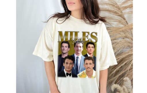 Miles Teller T-Shirt, Miles Teller Shirt, Miles Teller Tees, Retro T-Shirt, Vintage Shirt, Hip hop Graphic, Trendy Shirt