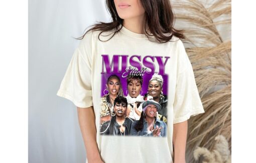 Missy Elliott T-Shirt, Missy Elliott Shirt, Missy Elliott Tees, Retro T-Shirt, Vintage Shirt, Hip hop Graphic