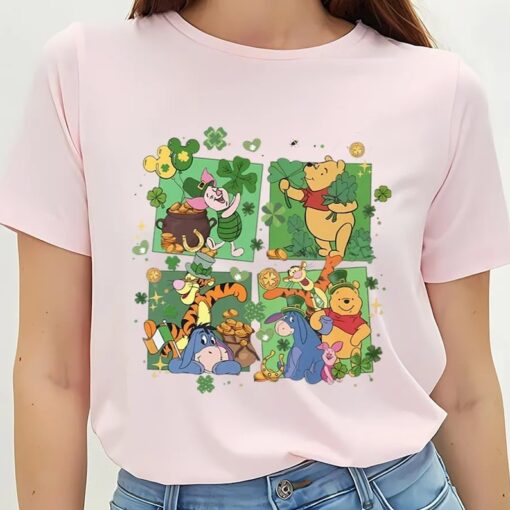 Winnie The Pooh St Patrick's Day Shirt, Disney Saint Patrick's Day Shirt, Disneyland Family Vacation