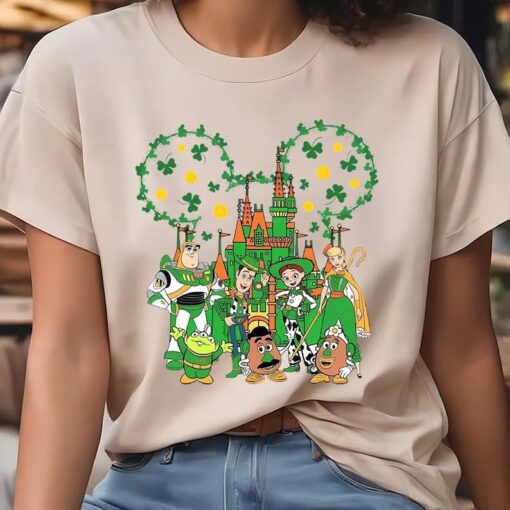 Toy Story St Patrick's Day Shirt, Happy St Patricks Day T-Shirt, Toy Story Characters T-Shirt