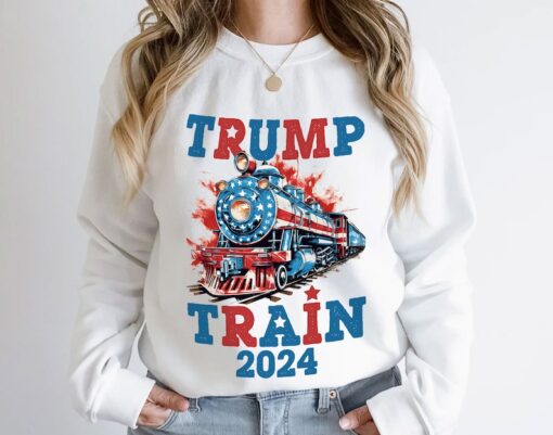 Trump Train 2024 Shirt, Trump Republican Shirt, Great America Trump Tee, President Trump 2024 Election Shirt