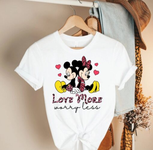 Minnie and Mickey Shirts and Sweatshirts, Valentines Day Gift, Couples Matching Shirt, Disneyland Trip Shirt