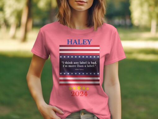 Nikki Haley 2024 T shirt, Nikki Haley Inspired Tee, 2024 Election Apparel, Red White and Blue