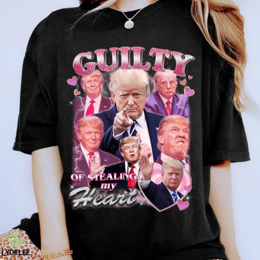 Trump 2024 Guilty Of Stealing My Heart Shirt, Trump for President 2024 Shirt, Republican 2024, Fix America Again Shirt