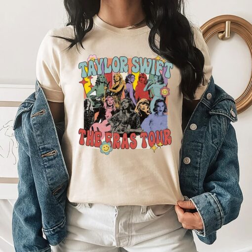 Taylor The Eras Tour 2023 Shirt, Taylor Album Logo 2023 Shirt, Swiftie Merch, RetroThe Eras Tour 2023 Kids Shirt