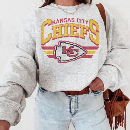 Kansas City Chiefs Football Vintage Style Sweatshirt, Kansas City Chiefs Football Shirt, Kansas City Football Sweatshirt