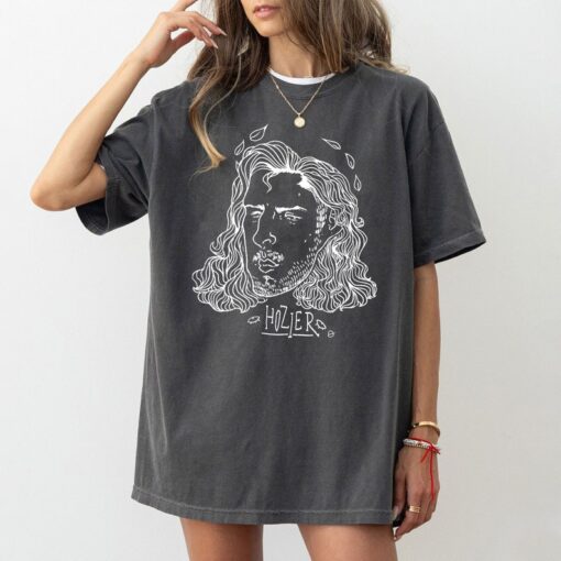 Vintage Hozier Line Art Shirt, Hozier T-Shirt, Hozier Sweatshirt, Hozier Unreal Unearth Tour Merch, Shirt For Fan