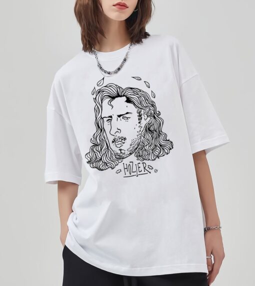 Vintage Hozier Line Art Shirt, Hozier T-Shirt, Hozier Sweatshirt, Hozier Unreal Unearth Tour Merch, Shirt For Fan