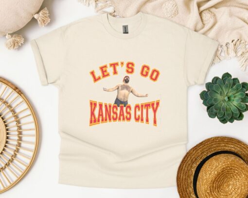 Lets Go Kansas City, Jason Kelce Shirt, Funny Kansas City Shirt, Fan Shirt, Kansas City Gear, KC Fan, KC Gift