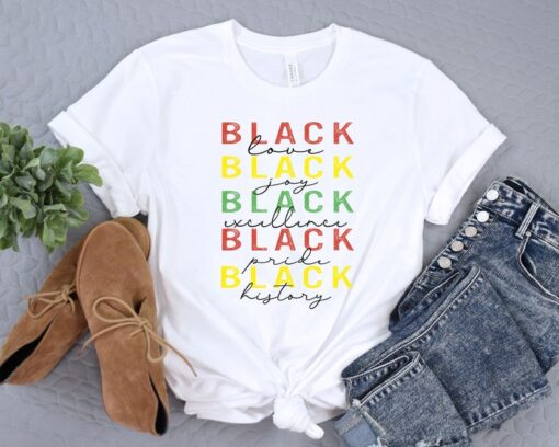 Black Love Black Joy Shirt, Black History Shirt, Black Lives Matter, Black Culture TShirt, Human Rights