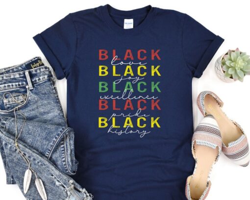 Black Love Black Joy Shirt, Black History Shirt, Black Lives Matter, Black Culture TShirt, Human Rights