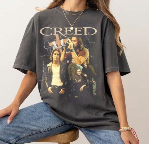 Creed Rock Band Music Tour Shirt, 3 Doors Down 2024 Shirt Sweatshirt Hoodie, 2024 Music Concert Tee, Vintage Sweatshirt