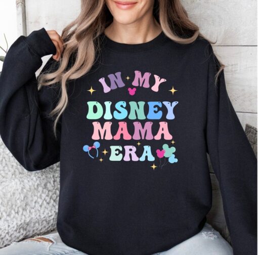 In My Disney Mom Era Sweatshirt, Minnie Mouse Mom Shirt, Disney Mom Shirt, Disney Mama Shirt, Disney Mothers Day Shirt