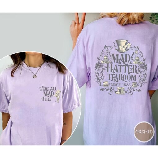 Vintage Mad Hatter Shirt, Alice in Wonderland Shirt, Lewis Carroll T-Shirt, Dark Academia Tee, Book Shirt, BookTok Shirt