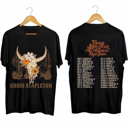 Chris Stapleton All American Road Show 2024 Tour Shirt, Chris Stapleton Fan Shirt