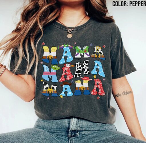 Custom Disney Toy Story Mama Dada Shirt, Disney Shirt, Toy Story Shirt, Disneyland Shirts, Disney Pixar Shirt