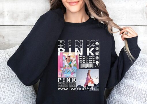 P!nk Pink Singer Summer Carnival 2024 Tour T-Shirt, Trustfall Album Shirt, Pink Tour Shirt, Music Tour shirt 2024