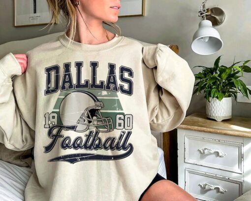 Dallas Football Vintage Sweatshirt/ Dallas Football Shirt/ Cowboys Sweatshirt/ Dallas Fan Shirt Gift/ Cowboys Football