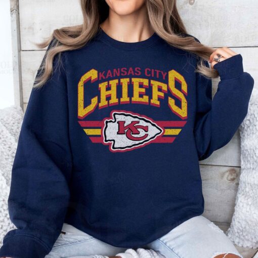 Kansas City Chiefs Football Vintage Style Sweatshirt, Kansas City Chiefs Football Shirt, Kansas City Football Sweatshirt