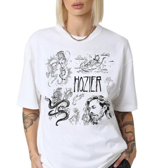 Vintage Hozier Art Shirt, Hozier T-Shirt, Hozier Sweatshirt, Hozier Unreal Unearth Tour Merch, Shirt For Fan