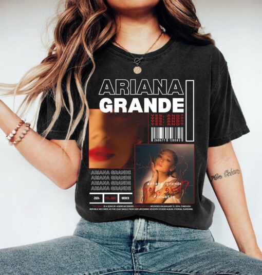 Ariana Grande Yes, And? Crewneck Sweatshirt, AG7 Shirt, Arianators Sweatshirt, Graphic Sweatshirt