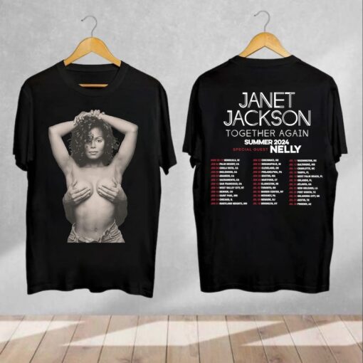 Miss Janet Jackson T-Shirt, Janet Jackson Together Again Summer 2024 Shirt, Janet Jackson Vintage Shirt