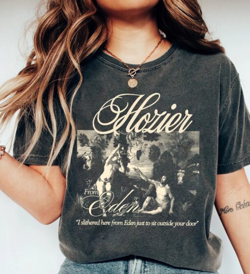 Hozier Tour 2024 Music Shirt, Vintage Unreal Unearth Tour 2024 Merch Shirt, Vintage Hozier 90s Shirt