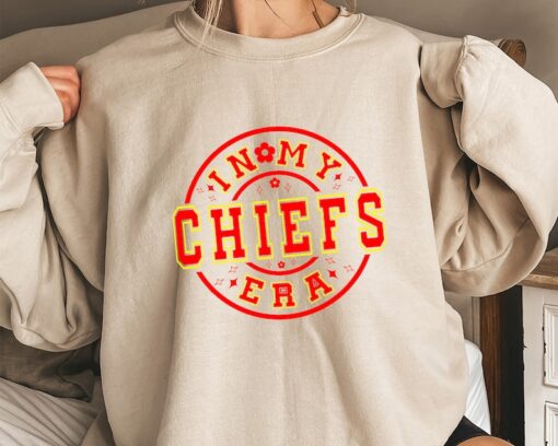 In My Chiefs Era Sweatshirt, Travis Kelce Swift Shirt, Football Chiefs Jersey Shirt, Travis Kelce Football NFL Tshirt