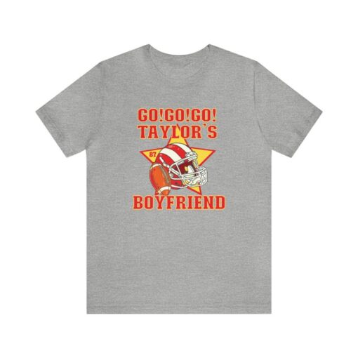 Go Go Go Taylor's Boyfriend Shirt | EXPRESS SHIPPING! | Superbowl Chiefs Shirt | Swift Kelce Shirt