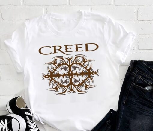 Vintage Creed Band Logo T-Shirt, Creed Band Fan Gift Shirt, Creed 2024 Tour Unisex Shirt, Rock Band Creed Graphic Shirt