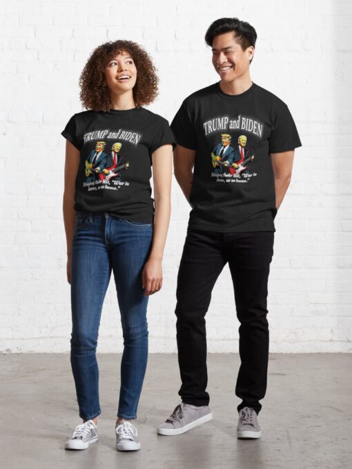 Trump and Biden sing for peace Classic T-Shirt