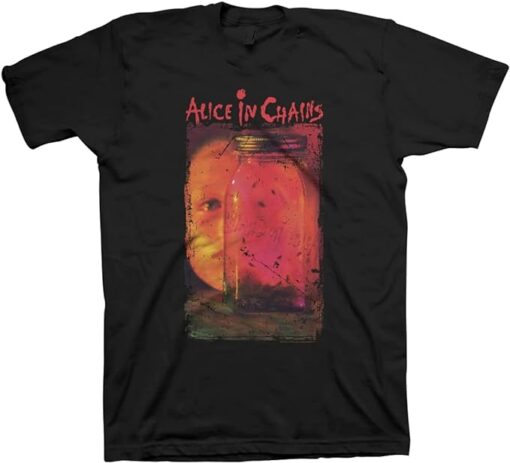 Alice in Chains Men's Jar of Flies T-Shirt, Officially Licensed Merchandise