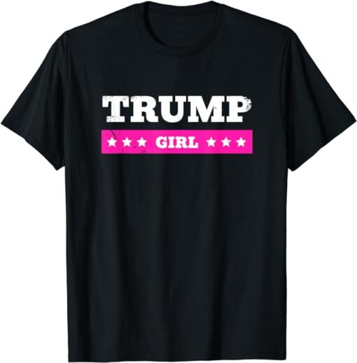 Trump Girl 2024 Shirts Trump Girl Pink For Girls For Women T-Shirt