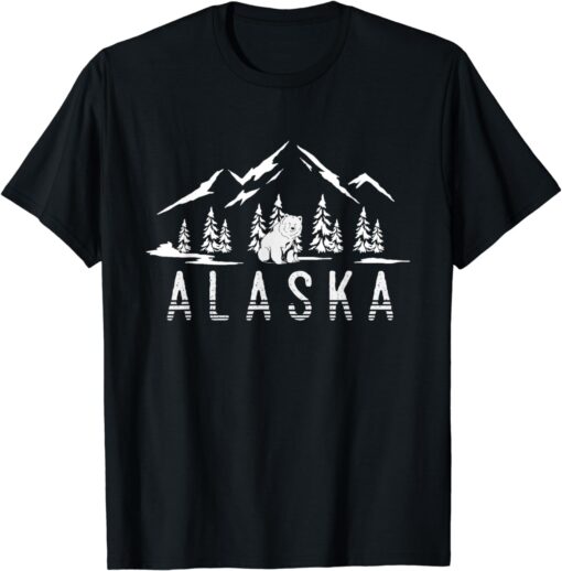 Mountain Wildlife Animal Alaskan Bear Nature Alaska T-Shirt