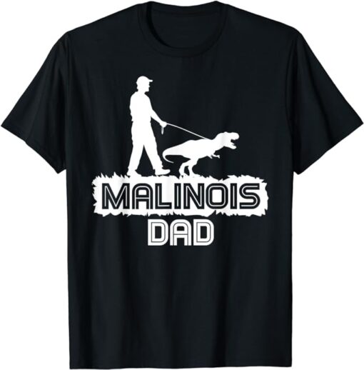 Belgian Malinois Rescue Lovers, Belgian Malinois Dad T-Shirt